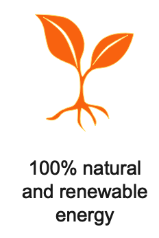 100% natural